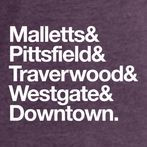 District Made Perfect Blend Tee -- Heathered Eggplant, Ampersand