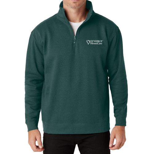 Cotton Heritage Quarter-Zip Fleece -- Pine