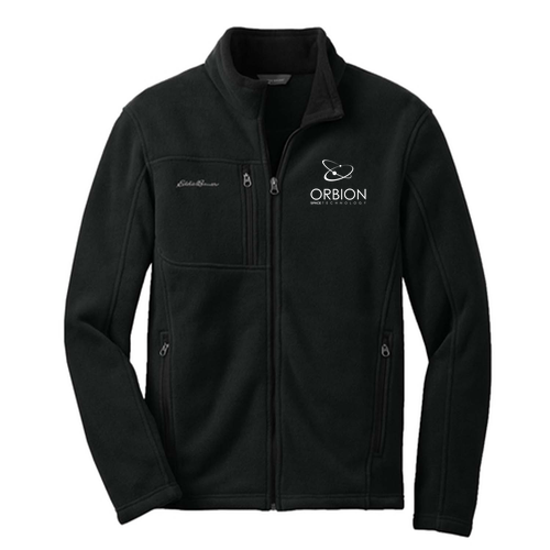 Eddie Bauer Full Zip Fleece Jacket -- Black