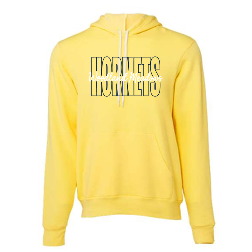 Bella Canvas Soft Sponge Fleece Hoodie -- Yellow