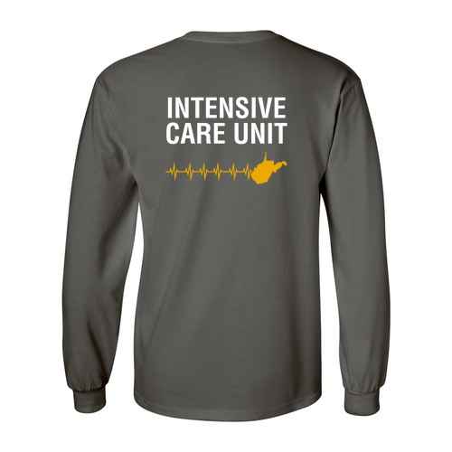 Gildan Heavy Cotton Longsleeve Basic T-Shirt -- Charcoal