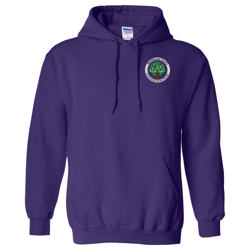 Gildan Heavy Blend Hooded Sweatshirt -- Purple