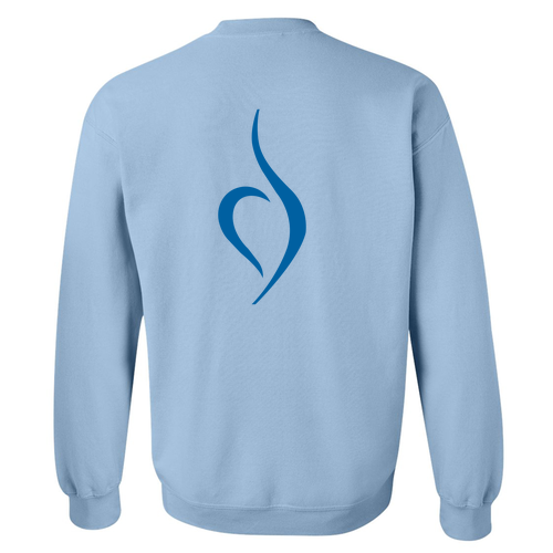 Gildan Heavy Blend Crew Neck Sweatshirt -- Light Blue