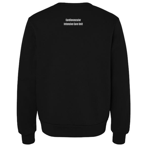 Bella+Canvas Sponge Fleece Classic Crewneck Sweatshirt -- Black
