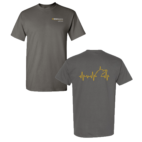 Screen Printed Gildan Heavy Cotton Basic T-Shirt -- Charcoal