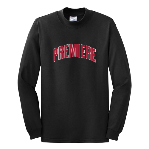 Port & Company 100% Cotton Mock Neck Long Sleeve -- Jet Black