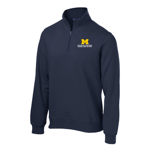 Sport Tek 1/4 Zip Sweatshirt TALL -- True Navy