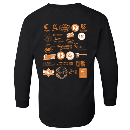 Sunset Youth Long Sleeve T-Shirt -- Black