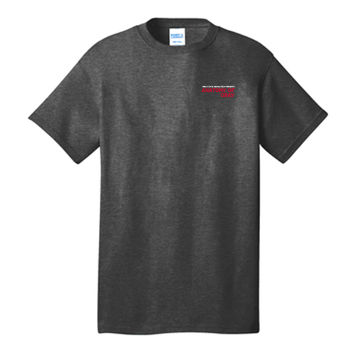 Port and Company 5.4 oz Cotton T-Shirt -- Dark Heather Grey*