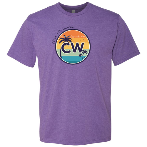 Mens/Unisex Next Level Soft Fitted CVC Tee-- Purple Rush