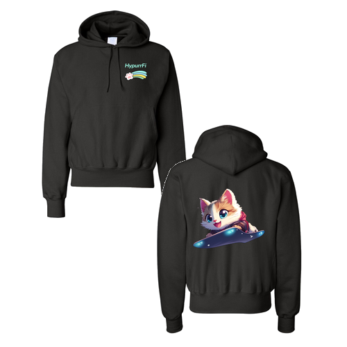 Champion Heavyweight Reverse Weave Hooded Sweatshirt -- Black