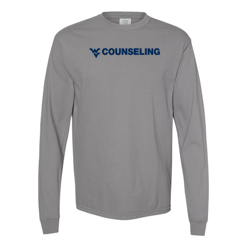 Comfort Colors Unisex Garment-Dyed Heavyweight Long Sleeve T-Shirt -- Granite