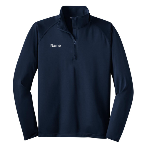 Sport Tek Sport Wick Stretch Half Zip Pullover -- True Navy