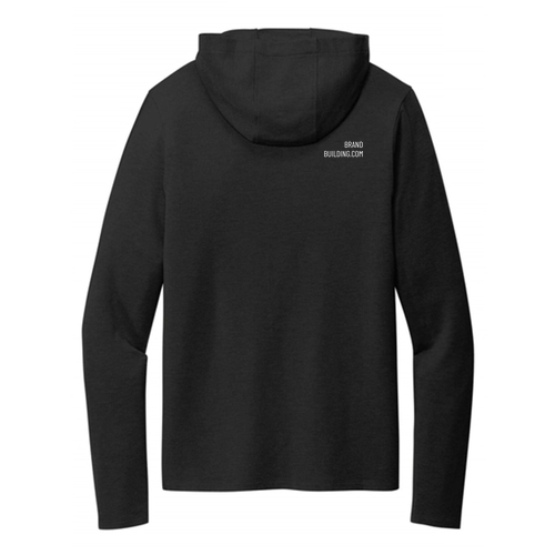 Ogio Luuma Flex Hooded Henley -- Blacktop