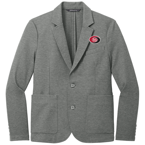 Mercer+Mettle Relaxed Knit Blazer -- Storm Grey Heather