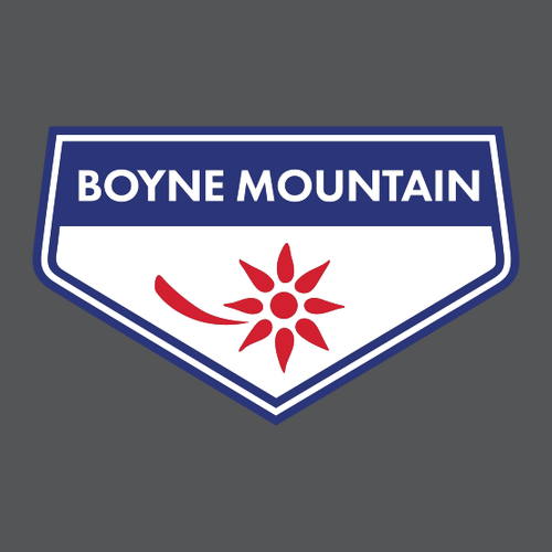 Boyne Mountain Logo 1 Full color -- Pullover hooded sweatshirt Asphalt