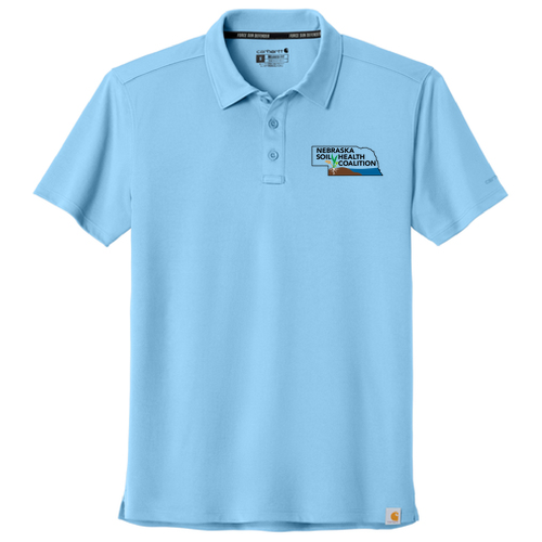 Carhartt Force Sun Defender Polo -- Fresh Water Blue