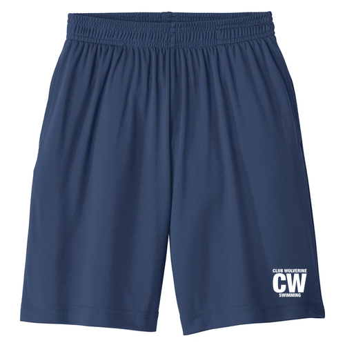 Youth Sport Tek PosiCharge Competitor Pocketed Short -- True Navy