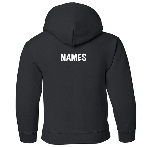 Gildan Heavy Blend YOUTH Hoodie -- Black