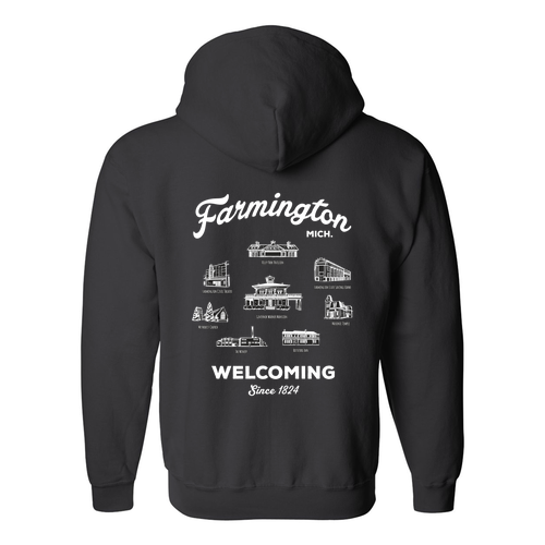 Welcoming Since 1824 Full Zip Sweatshirt