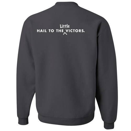 Mens/Unisex Jerzees 8 Oz., 50/50 Nublend Fleece Crewneck Sweatshirt -- Charcoal Grey