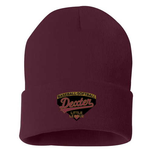 Sportsman Solid 12" Cuffed Beanie -- Maroon