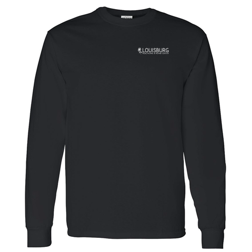 Gildan Heavy Cotton Longsleeve Basic T-Shirt -- Black