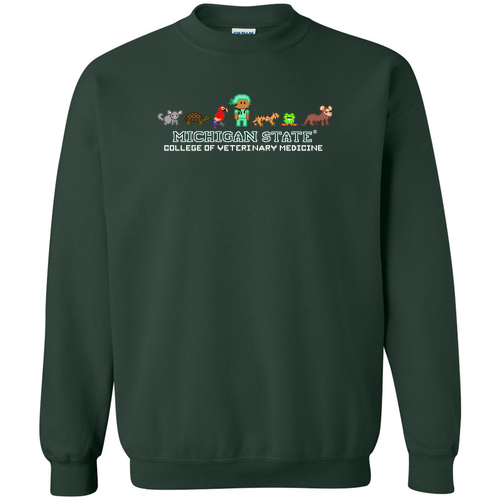 Gildan Heavy Blend Crew Neck Sweatshirt Exotic Animals