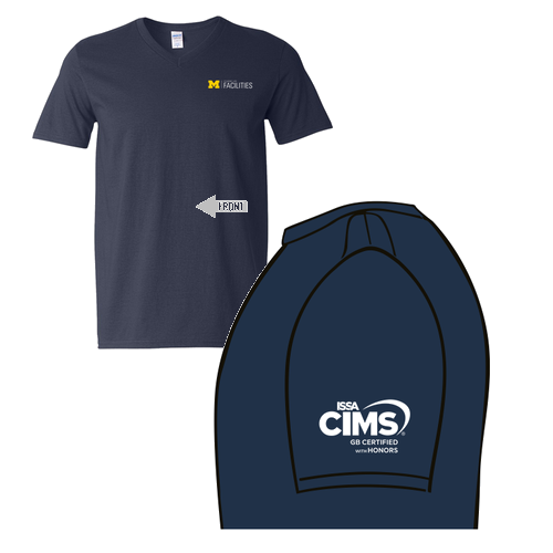 Gildan SoftStyle V Neck T Shirt -- Navy