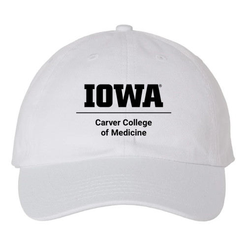 Embroidered Valucap Bio-Washed Unstructured Hat -- White