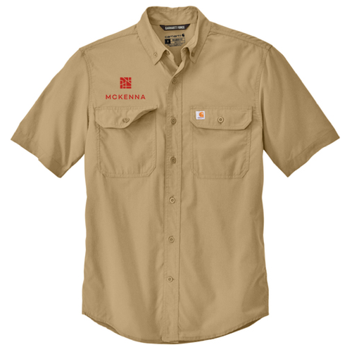 Carhartt Force Solid Short Sleeve Shirt -- Dark Khaki