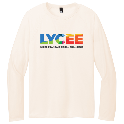 District Featherweight French Terry Long Sleeve Crewneck -- Gardenia