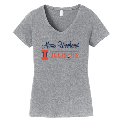 Port and Company Ladies Fan Favorite V-Neck Tee -- Athletic Heather