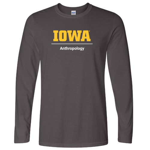 Gildan Softstyle Longsleeve T Shirt -- Charcoal