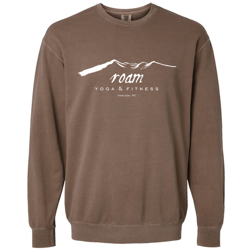 Comfort Colors Lightweight Adult Ringspun Crewneck Sweatshirt -- Espresso