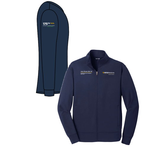 Sport-Tek Sport-Wick Fleece Full-Zip Jacket -- Navy
