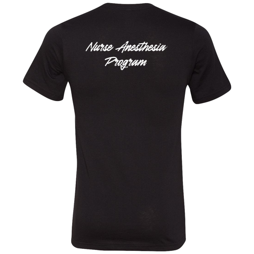 Nurse Anesthesia Bella Canvas Unisex Heather CVC T-Shirt -- Solid Black Blend