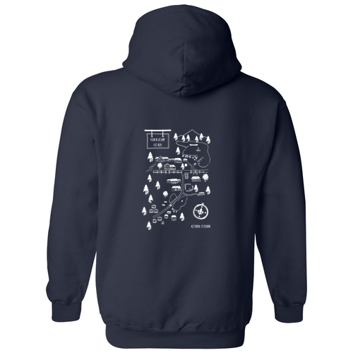 Gildan Heavy Blend Hooded Sweatshirt -- Navy