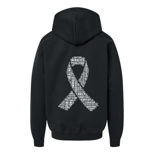 Gildan Youth Softstyle Midweight Fleece Hooded Sweatshirt -- Black