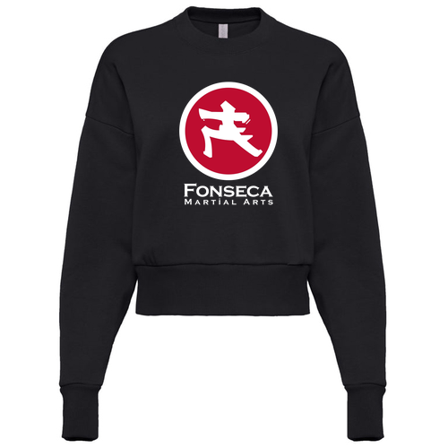 Next Level Apparel Women’s Heavyweight Sweatshirt -- Black