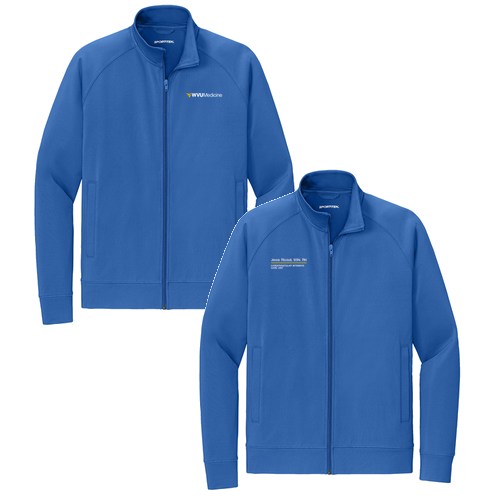 Sport-Tek Sport-Wick Stretch Full-Zip Cadet Jacket -- True Royal