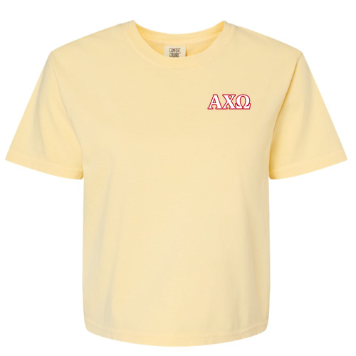 Comfort Colors Women's Garment-Dyed Heavyweight Boxy T-Shirt -- Butter