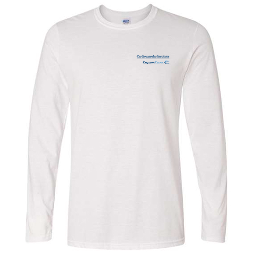 Gildan Softstyle Longsleeve T Shirt -- White