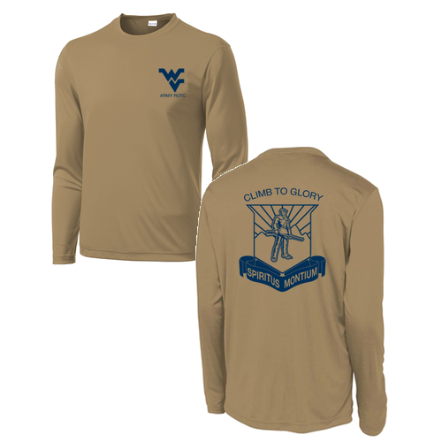 Sport Tek Long Sleeve Competitor -- Coyote Brown