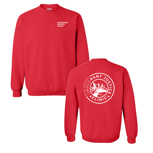 Gildan Heavy Blend Crew Neck Sweatshirt -- Red