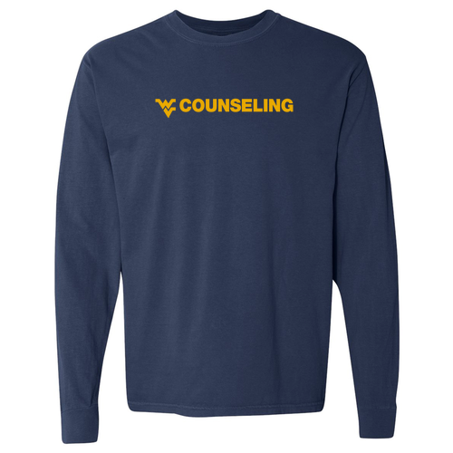 Comfort Colors Ringspun Long Sleeve Tee -- True Navy
