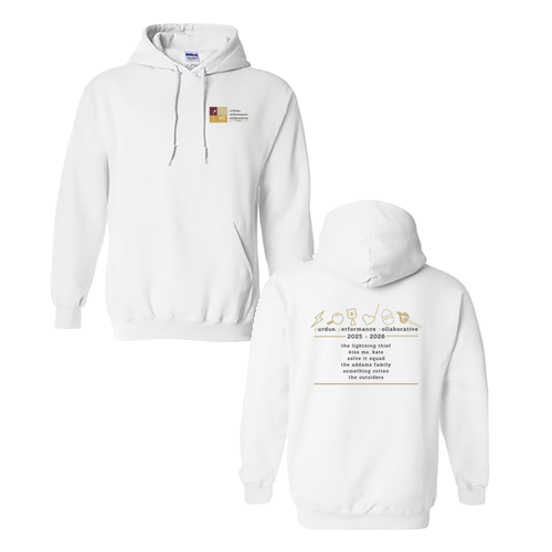 Gildan Heavy Blend Hooded Sweatshirt -- White