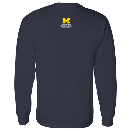 Gildan Heavy Cotton Longsleeve Basic T-Shirt -- Navy