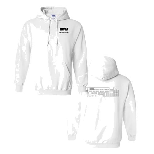 Gildan Heavy Blend Hooded Sweatshirt -- White