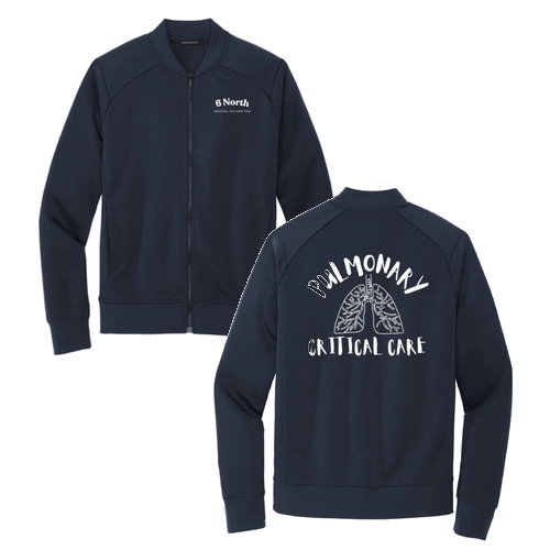 Mercer+Mettle Double-Knit Bomber -- Night Navy